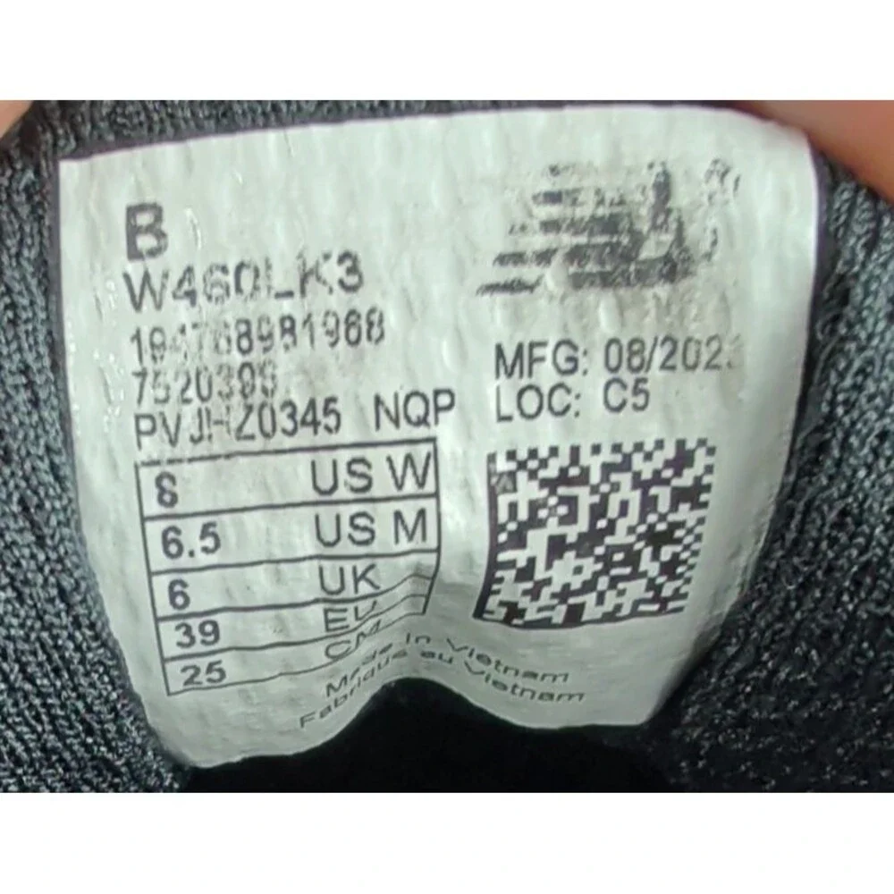 New Balance 460v3 Women's Running Shoes Sneakers Trainers Black US Size 8